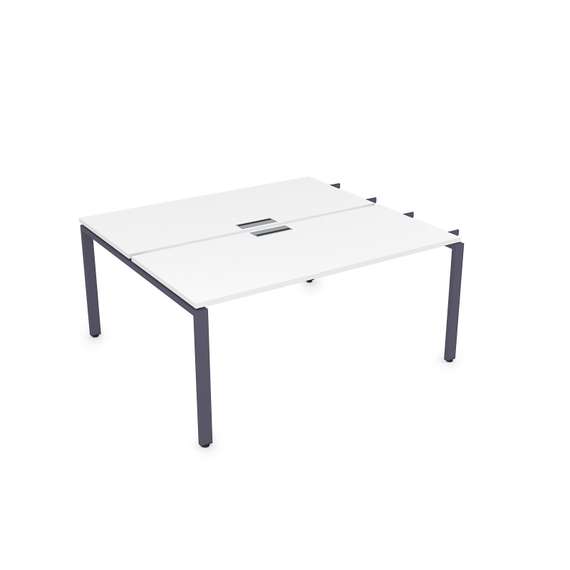 СБДН-П.975 Стол системы БЕНЧ сдвоенный на 2 рабочих места, начальный (1800*1435*750)