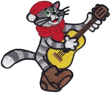 Нашивка Кот Матроскин с гитарой из Простоквашино