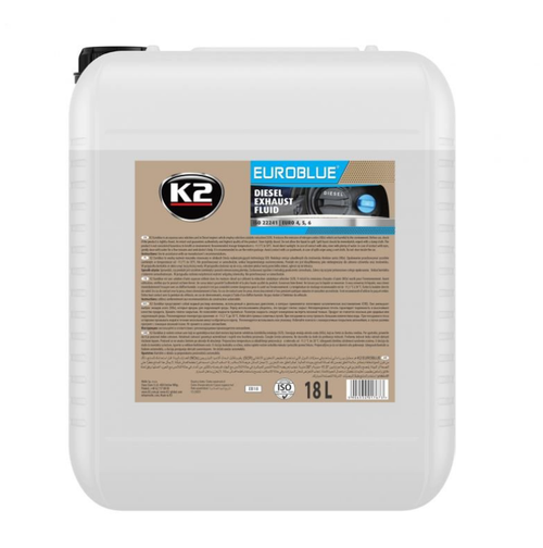 ЖИДКОСТЬ ДЛЯ ОЧИСТКИ ВЫХЛОПНЫХ ГАЗОВ К2 EUROBLUE 18L
