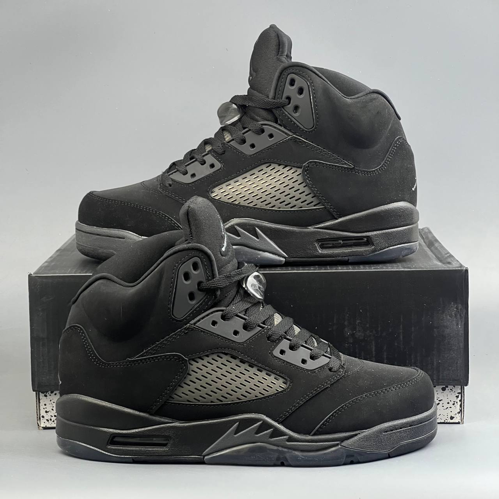 Кроссовки Nike Jordan 5 #282 (черн.)