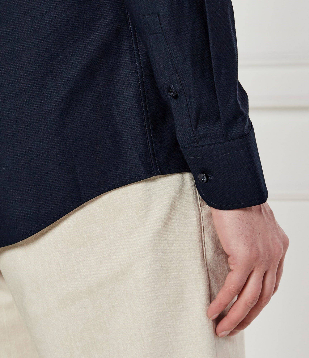 Рубашка H-HANK-spread-C1-222 BOSS BLACK - темно-синий(50539227)