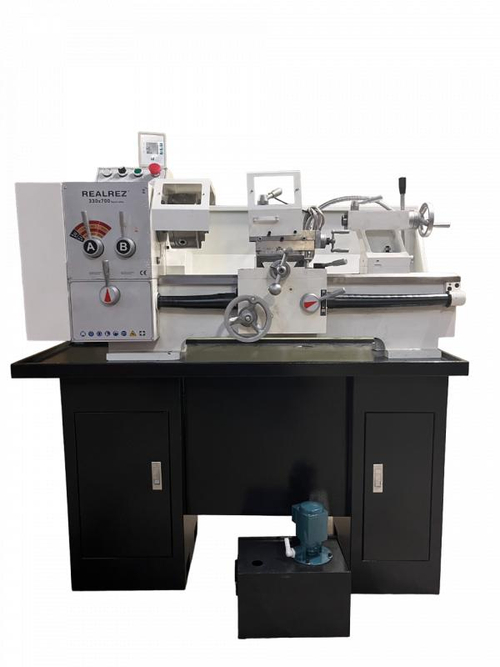 Токарно-винторезный станок REALREZ 330X700 220V (УЦИ+СОЖ)