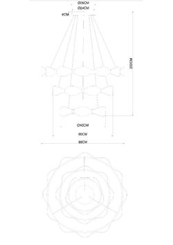 Подвесная люстра Arte Lamp Grace A1868SP-3PB