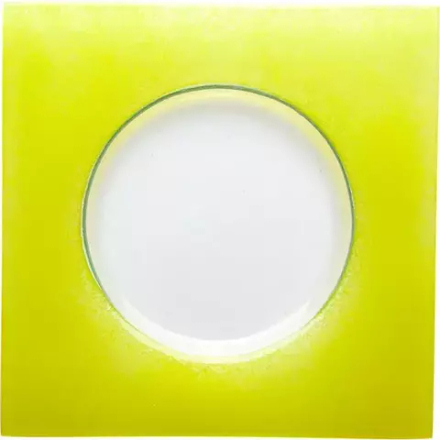Тарелка «Хэло» стекло ,L=24,B=24см желт