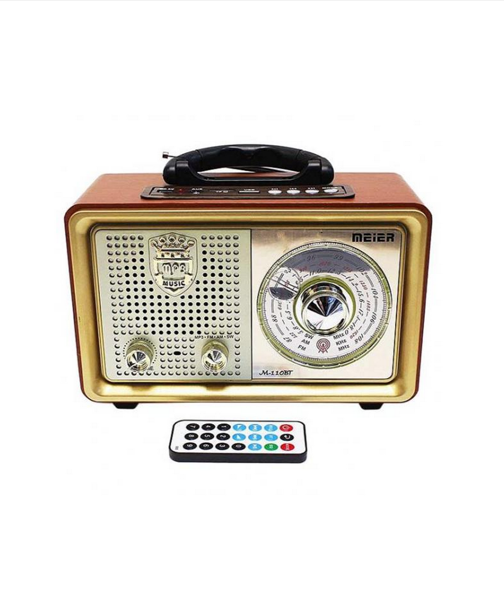 Радиоприемник в стиле ретро с MP3 плеером Meier M-110BT Bluetooth
