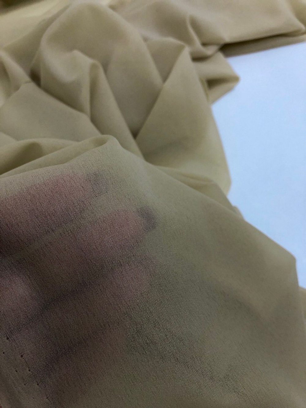 Дублерин трикотажный бежевый, шифоновый LR#15а