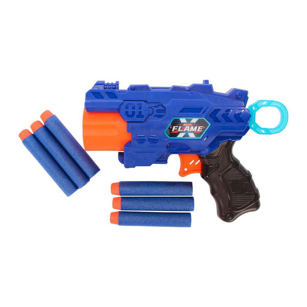 Пистолет с мягк.пулями, коробка JLX7243