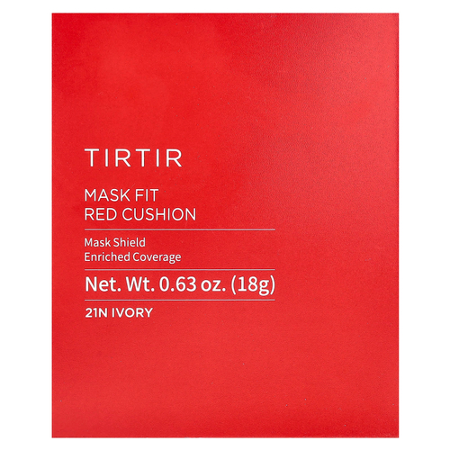 TIRTIR, Mask Fit, Red Cushion, 21N слоновая кость, 18 г (0,63 унции)