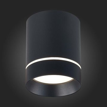 ST115.442.12 Светильник потолочный Черный LED 1*12W 4000K 840Lm Ra&gt;90 120° IP20 D79xH100 170-240V Накладные светильники