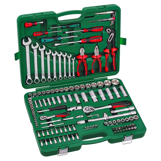 Набор инструмента "СТАНКОИМПОРТ" ПРОФИ 128 предметов (арт НАБ.14.12.128)