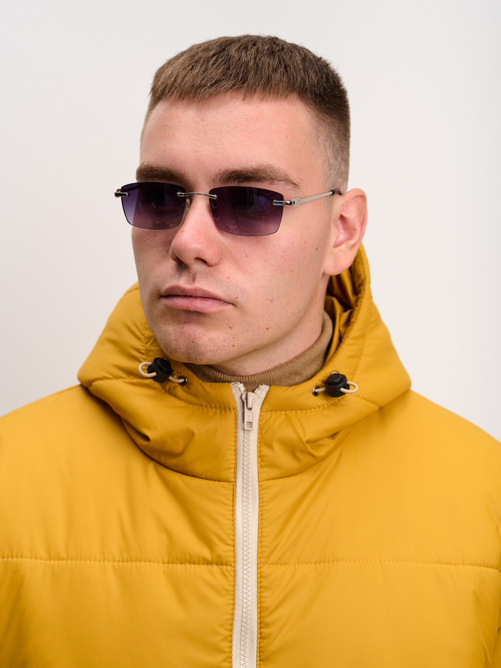 Пальто мужское зимнее "Норвегия" горчица