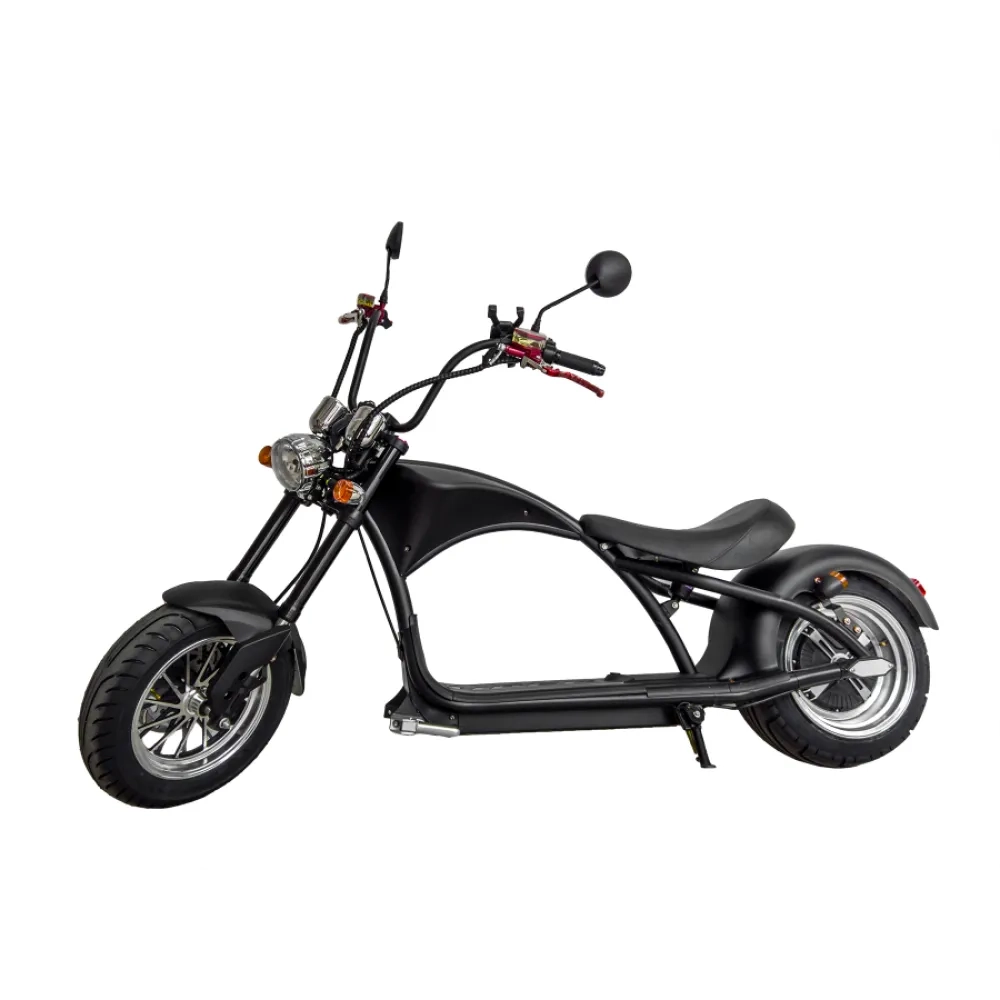 Электроскутер Citycoco Harley Chopper 2000W, 60В 20Ah Белый