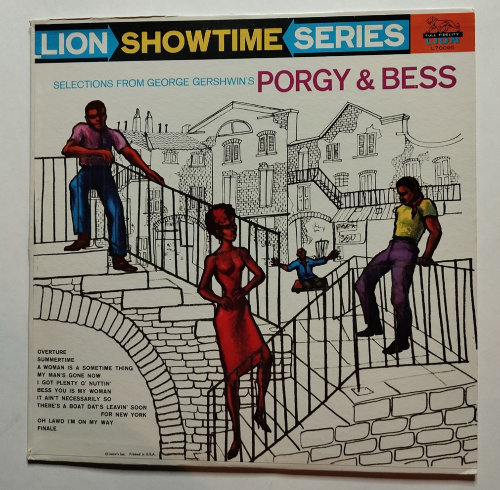 Винтажная виниловая пластинка LP Selections From George Gershwins Porgy and Bess (USA 1975)