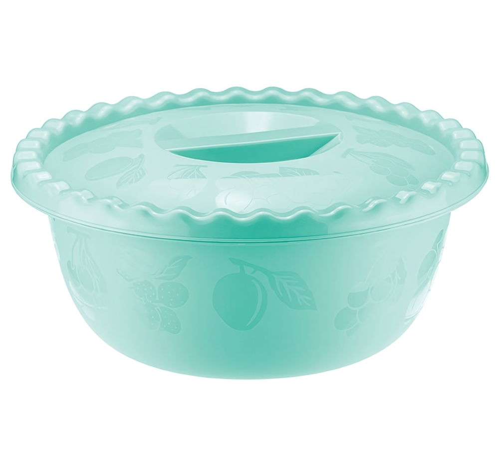 Миска круглая 5л. с крышкой