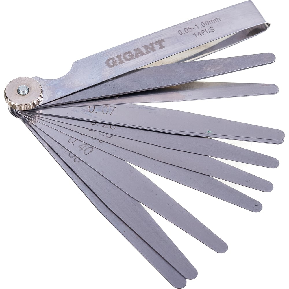 Набор измерительных щупов Gigant 14 шт., 0,05-1,00 мм GGS-14