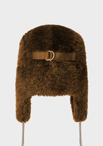 Шапка KANGOL Faux Shearling Utility Flap Cap