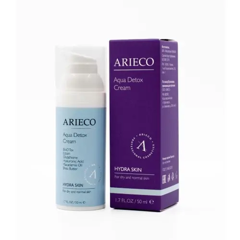ARIECO AQUA DETOX CREAM HYDRA SKIN Увлажняющий антиоксидантный крем 50 мл