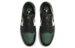 Jordan Air Jordan 1 Low Golf "Noble Green" wear-resistant breathable low-top golf shoes for men and women the same green