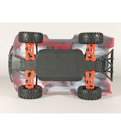 Радиоуправляемый шорт-корс Remo Hobby Rocket Brushless UPGRADE V2.0 (красный) 4WD 2.4G 1/16 RTR