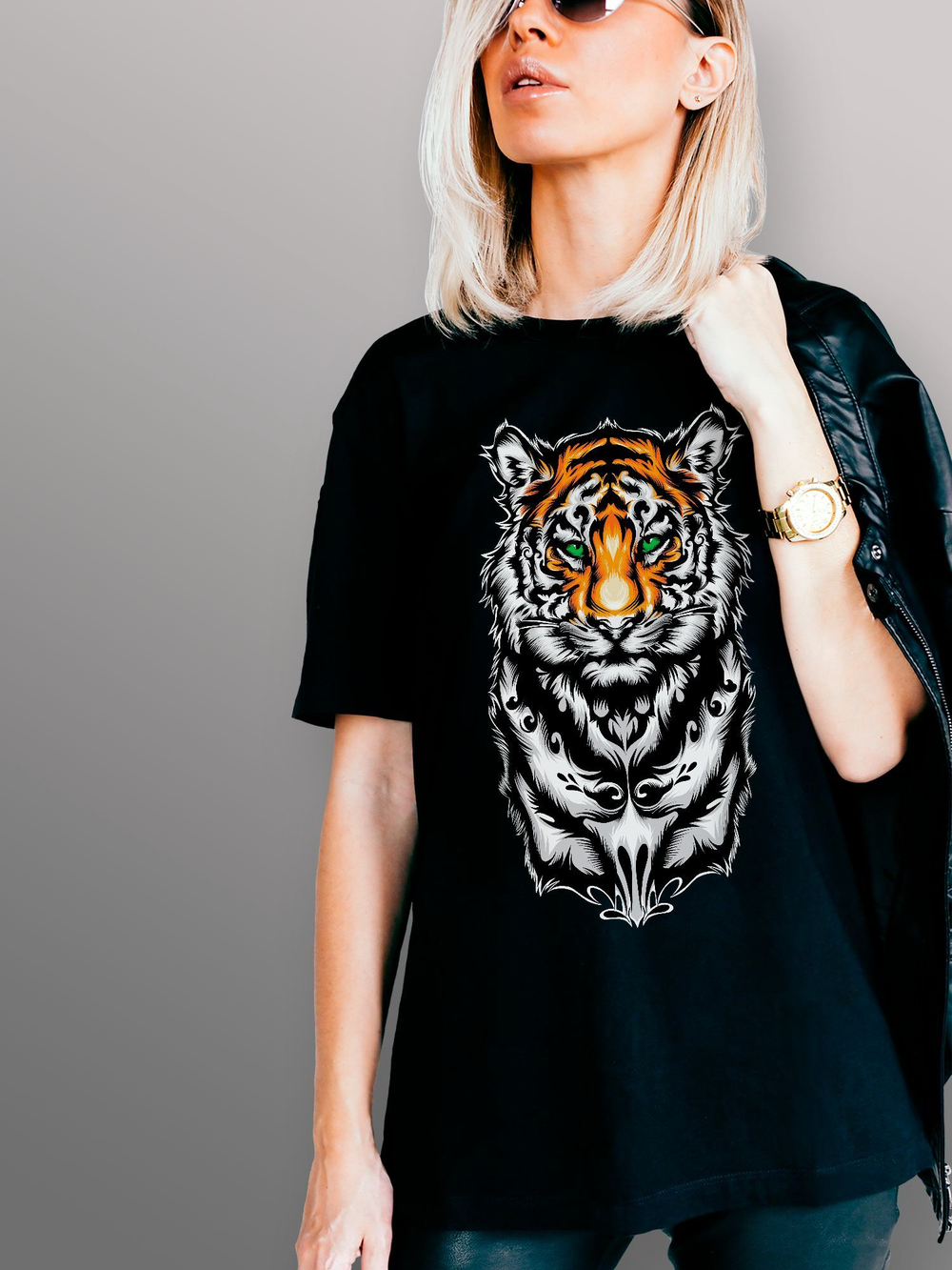 Футболка Тигр тату