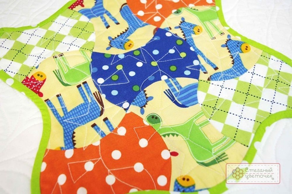 Шаблон для стежки "Гирлянда" малый (арт. T06)