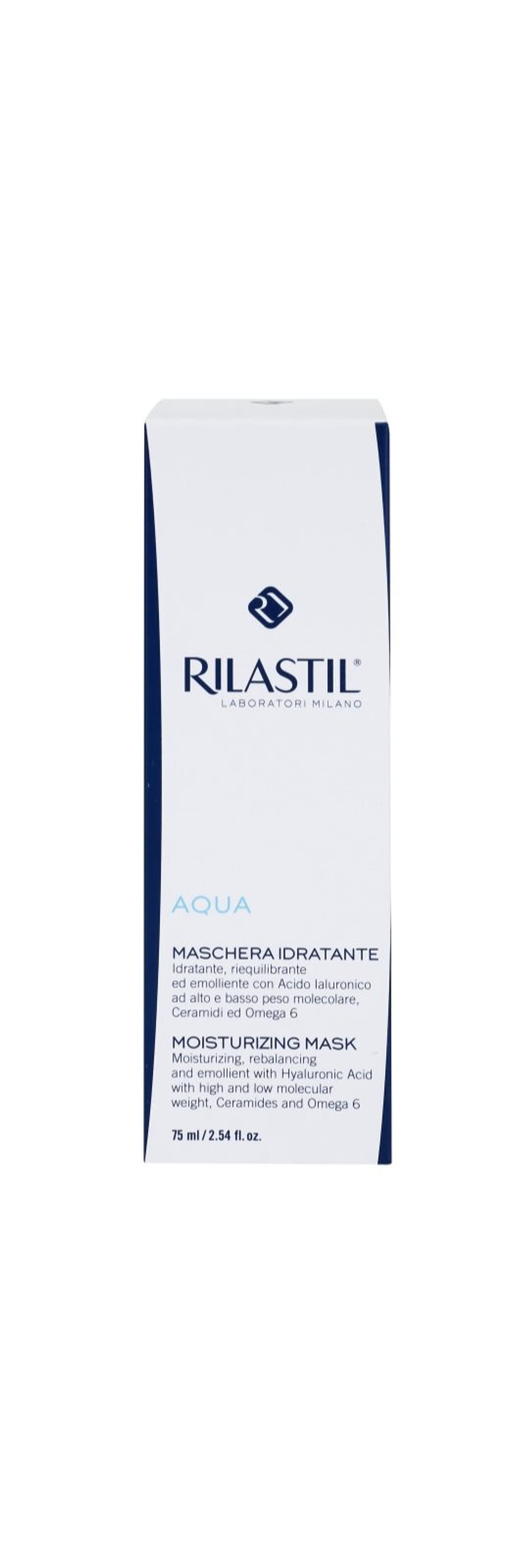 Rilastil Aqua - увлажняющая маска с гиалуроновой кислотой /   75  ml  / GTIN 8033224810539