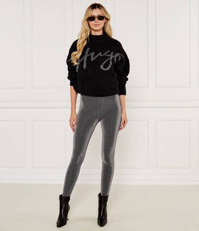 Шерстяной свитер Sloguessy HUGO - черный(50522535)