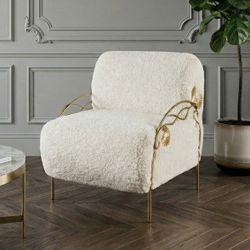 Кресло Нимфея Молоко Айвори