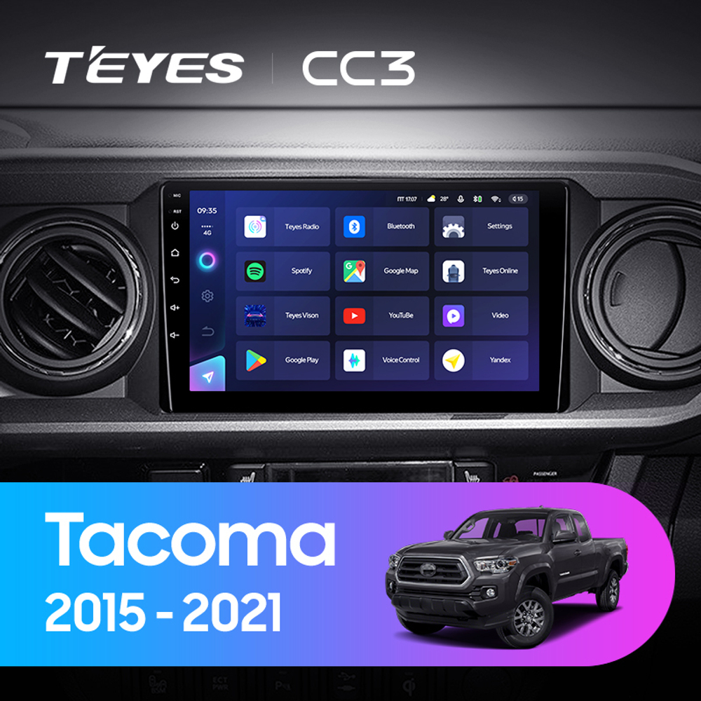 Teyes CC3 9" для Toyota Tacoma N300 2015-2021