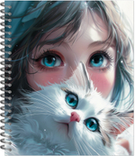 Тетрадь общая "Anime cats", 48 л., гребень