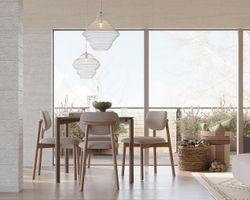 Светильник подвесной Vinger, Ø34х35 см, бежевый