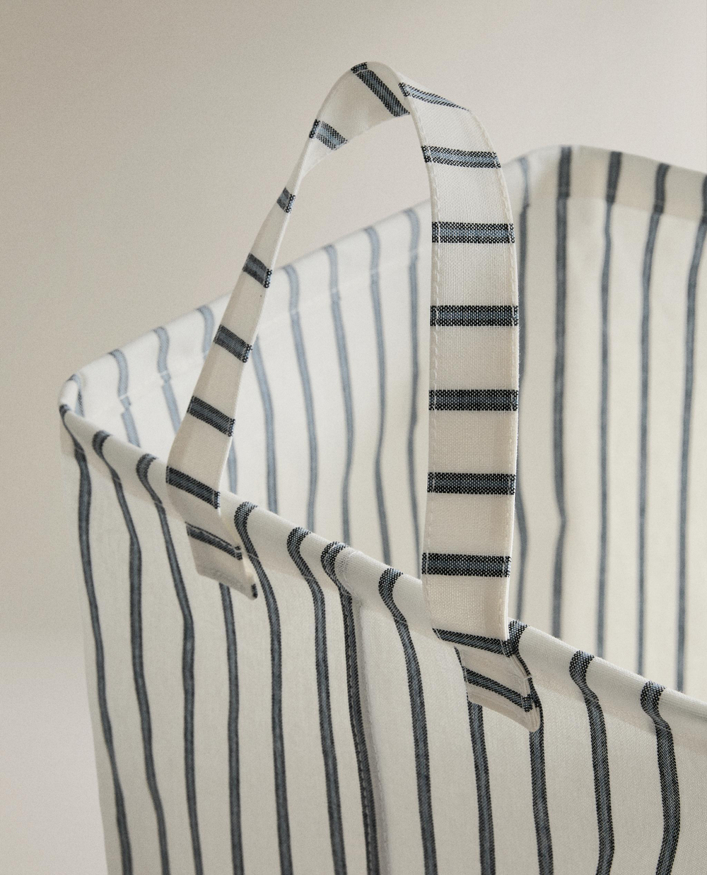 Zara Home Корзина из хлопка, цвет синий, 58 см