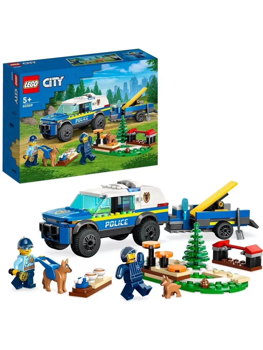 Лего Сити Дрессировка собак полиции 60369 Lego City
