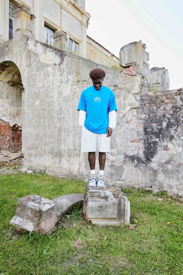 Футболка Re Cycle Синяя - фото 8