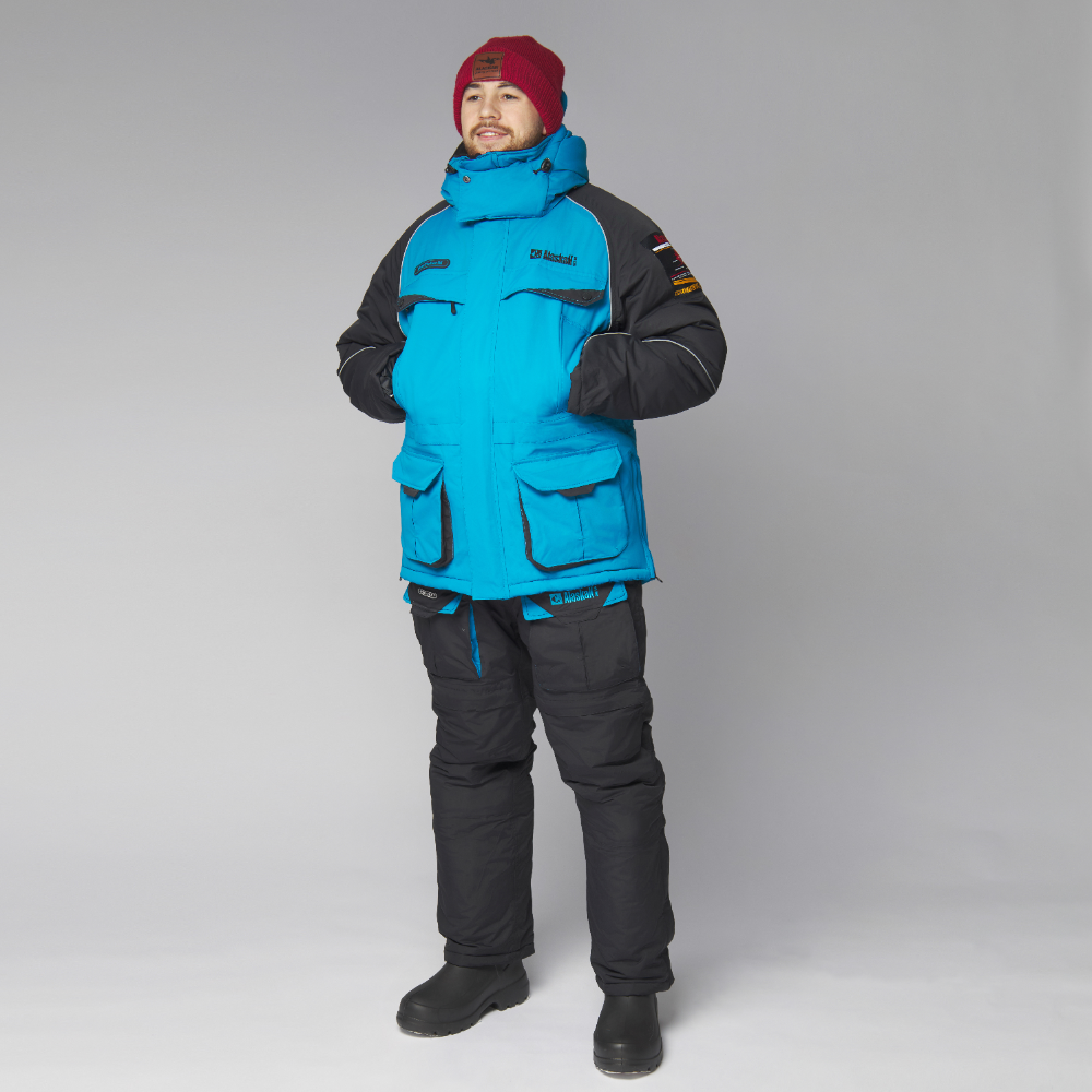 Костюм зимний Alaskan New Polar M  синий/черный  XXL (куртка+полукомбинезон)