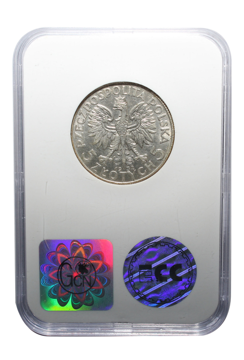5 злотых Польша Ядвига 1932 год UNC