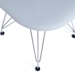 Стул CINDY IRON CHAIR (EAMES) (mod. 002) металл, пластик, 51x46x82,5, серый