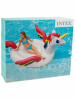 Надувной плотик Intex "Большой Единорог" 251x163x145см (57291)