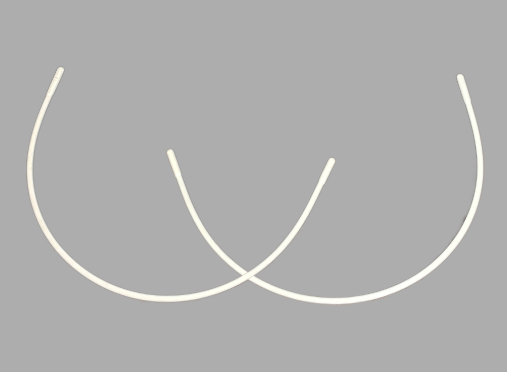 Косточки (каркасы) для бюстгалтера тип 11 р-р 29,1 см металл белый ARTA-F