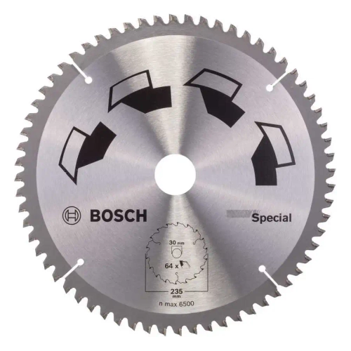 Пильный диск SPECIAL, 235х30, Z64 BOSCH 2609256895