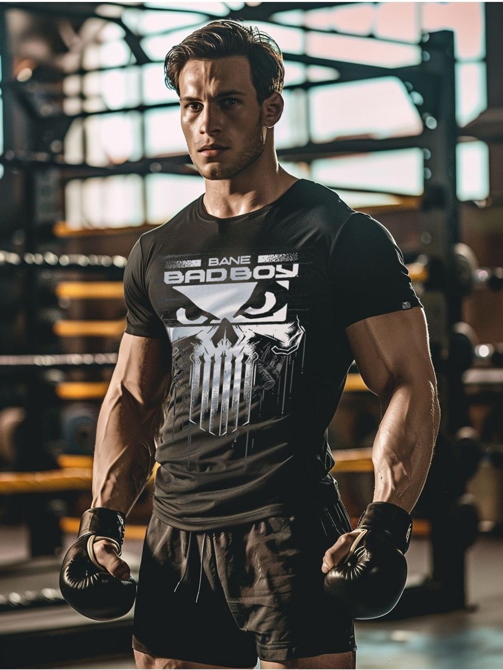 Футболка Bad Boy SKULL Черная
