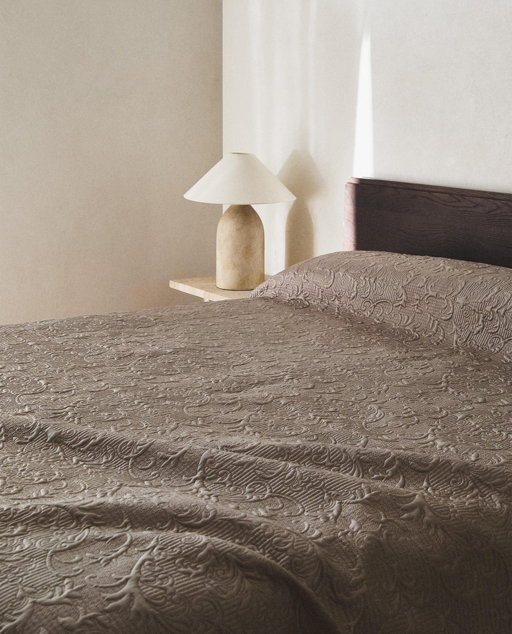 Zara Home покрывало из полиэстера, зелёный