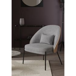 Кресло Cloud, рогожка, грифельно-серое