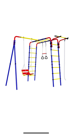 Детский спортивный комплекс для дачи ROMANA Веселая лужайка - 2