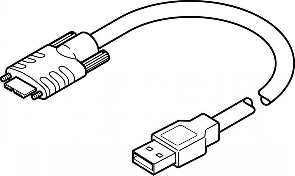 NEBC-U7G10-KS-5-N-S-U5G9 Соединительный кабель