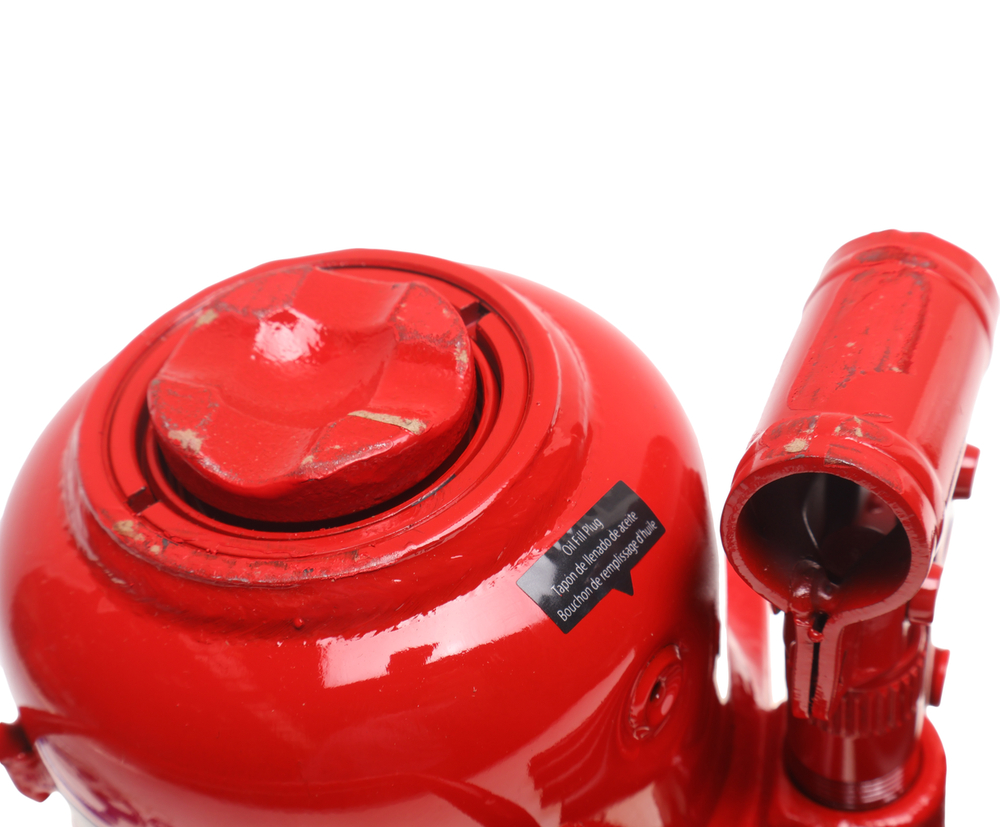 Домкрат бутылочный 10т 125-215мм низкопрофильны 2-х плунжерный GTE