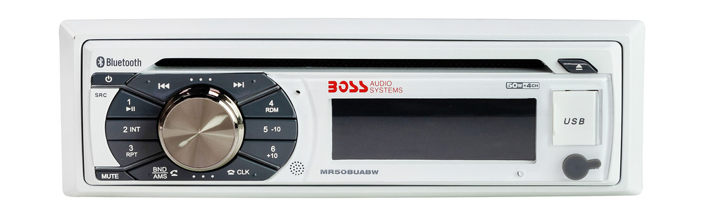Морская магнитола 1DIN BOSS MR508UABW