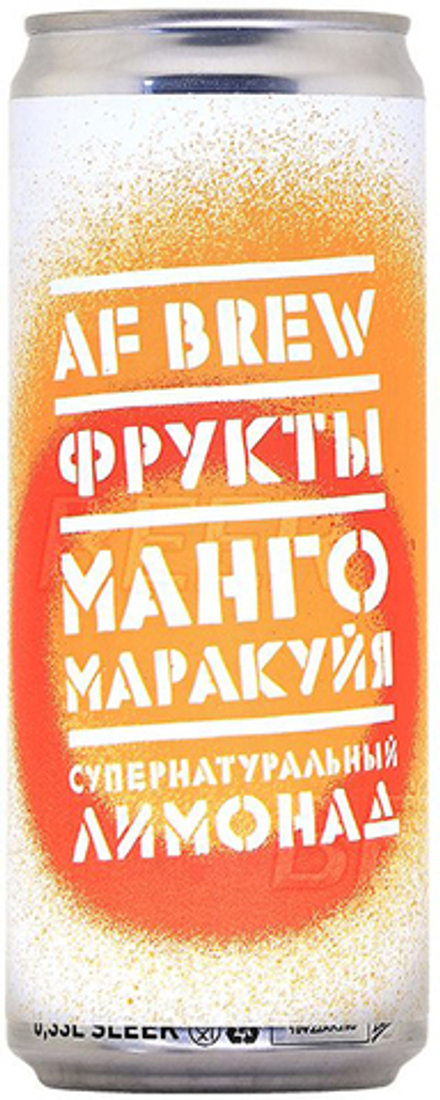 Газированный напиток Аф Брю Фрукты Манго Маракуйя 0.33 - банка