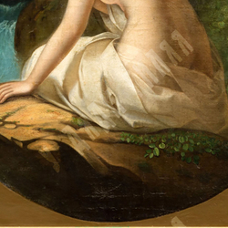 Н/х. Купальщица. Холст, масло. Конец XIX века. Россия.