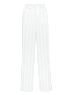 Шелковые брюки прямого кроя